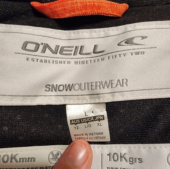 O'Neill women's snowboard jacket size large - Picture 8 of 10
